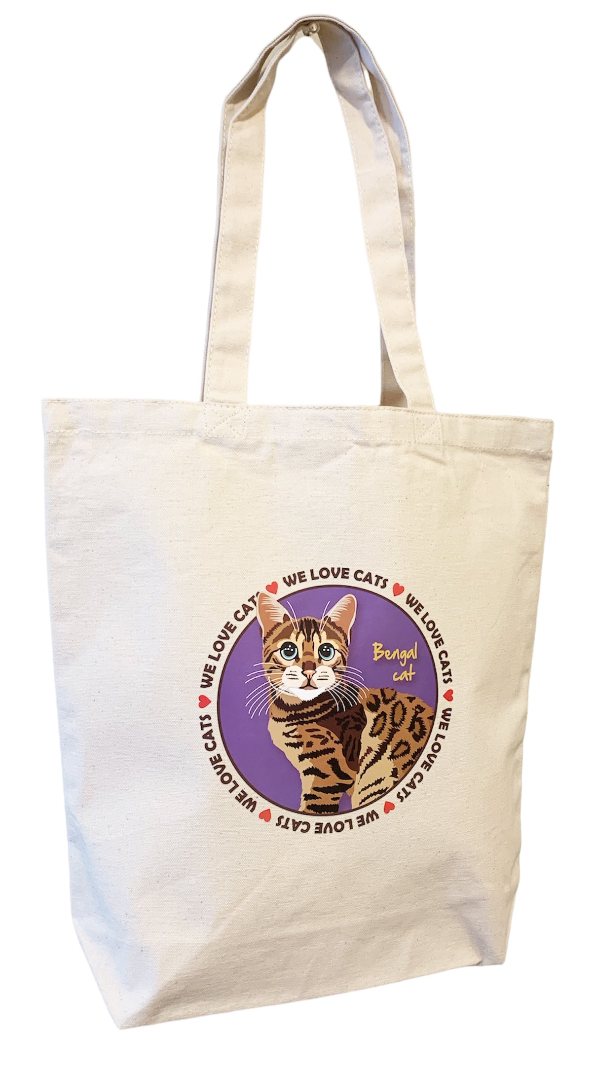 le Bonbon(ル ボンボン) トートバッグ ベンガルキャット Bengal Cat 猫 イラスト バッグ