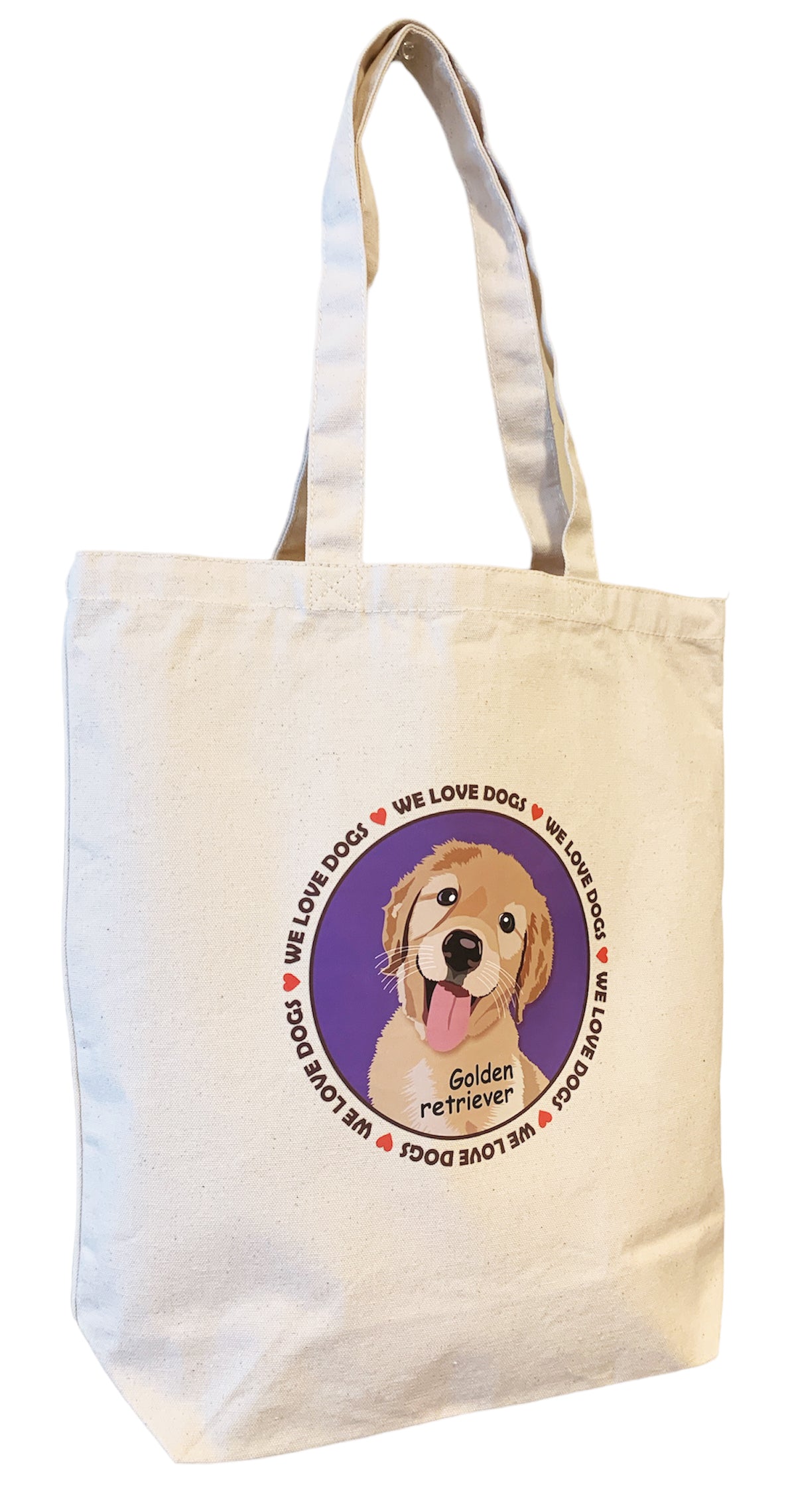 le Bonbon(ル ボンボン) トートバッグ ゴールデンレトリバー Golden Retriever 犬イラスト バッグ