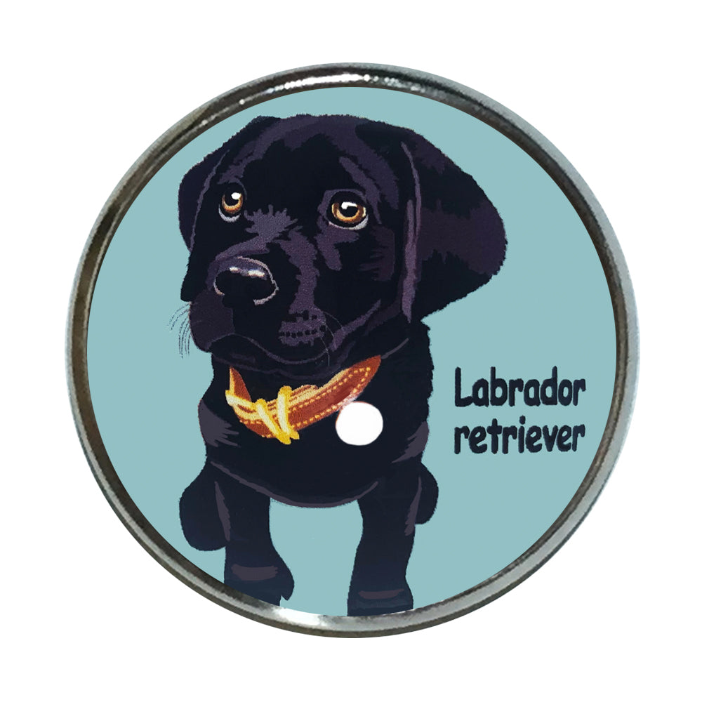 ピンバッジ 犬 ラブラドールレトリバー BK BL ピンバッチブローチ 犬