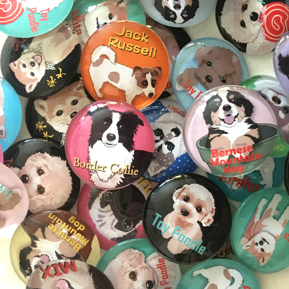 マグネット ジャックラッセル6 犬 メモクリップ マグネットクリップ