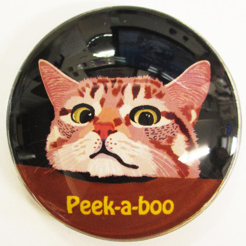 猫 マグネット ピークアブー Cat peek-a-boo 猫 イラスト Cat magnet