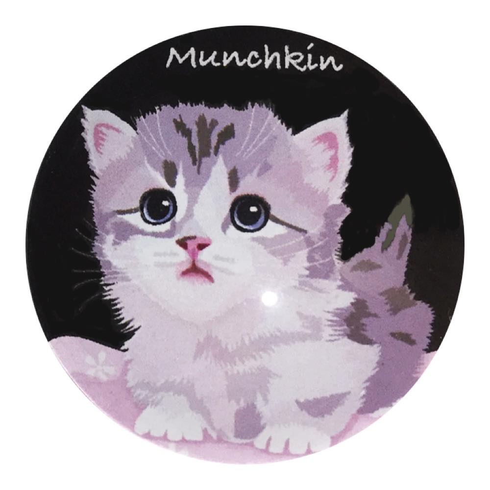 マグネット猫 マンチカン Bk 猫マグネット 冷蔵庫 メモマグネット マグネット猫
