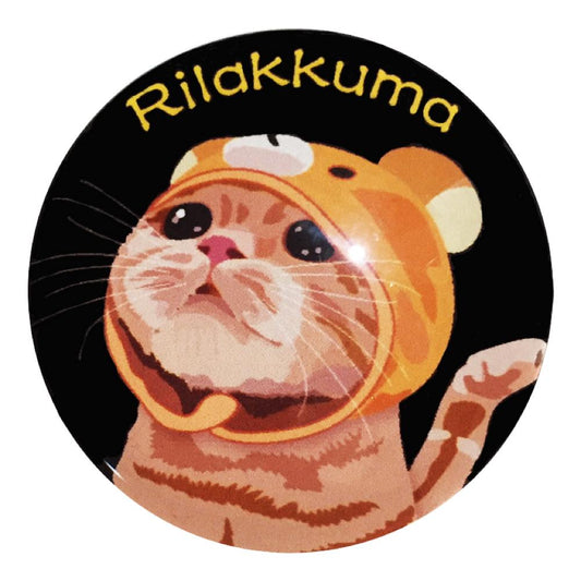 マグネット猫 かぶり猫 BK猫マグネット 冷蔵庫 メモマグネット マグネット猫