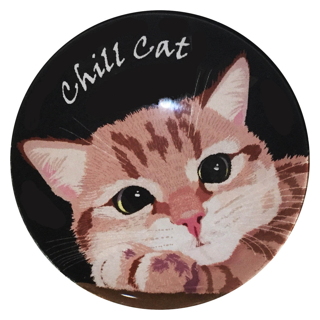マグネット猫 Chill cat 2 猫マグネット 冷蔵庫 メモマグネット