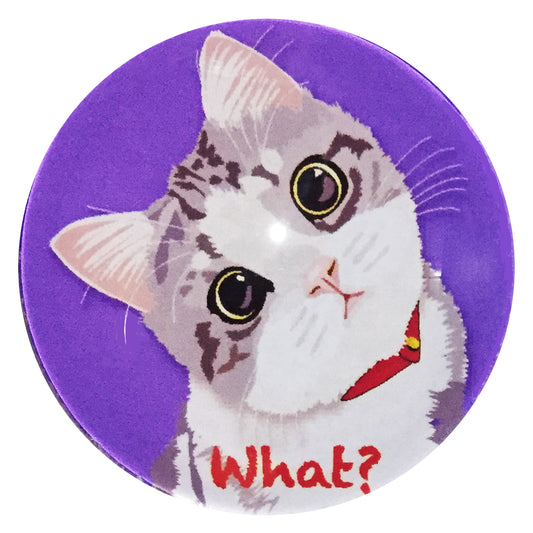 マグネット猫 What 1 猫マグネット 冷蔵庫 メモマグネット