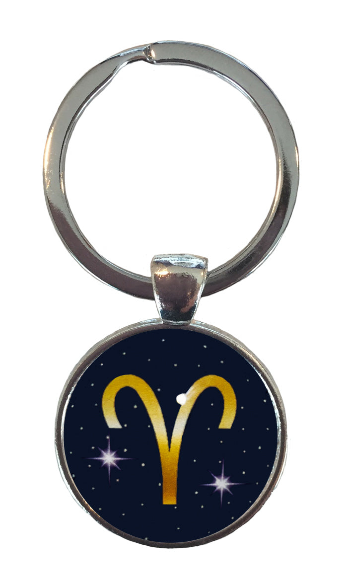 キーホルダー 星座 ♈ 牡羊座 おひつじ座 キーリング 星座