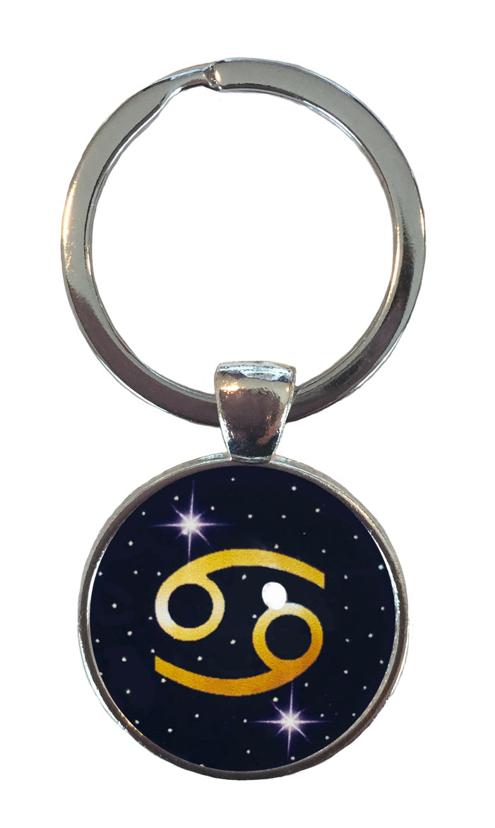 キーホルダー 星座 ♋ 蟹座 かに座 キーリング 星座