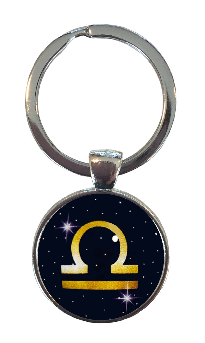 キーホルダー 星座 ♎ 天秤座 てんびん座 キーリング 星座