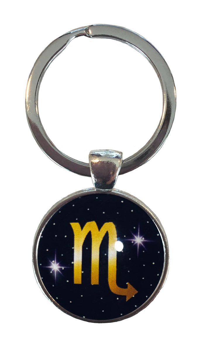 キーホルダー 星座 ♏ 蠍座 さそり座 キーリング 星座