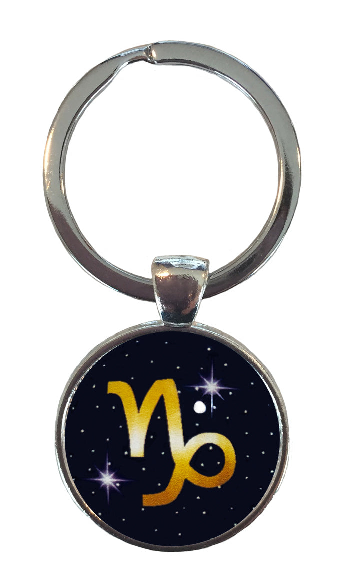 キーホルダー 星座 ♑ 山羊座 やぎ座 キーリング 星座