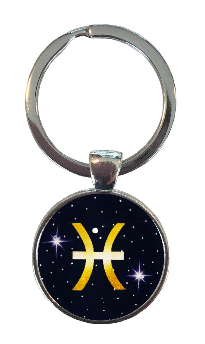 キーホルダー 星座 ♓ 魚座 うお座 キーリング 星座