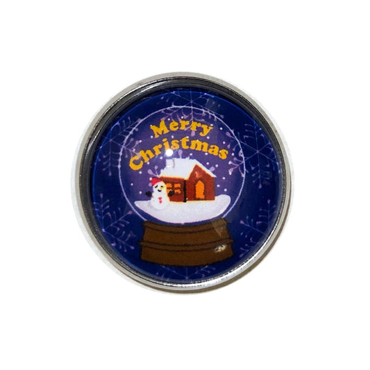 クリスマス ピンバッジ スノードーム 3 クリスマス