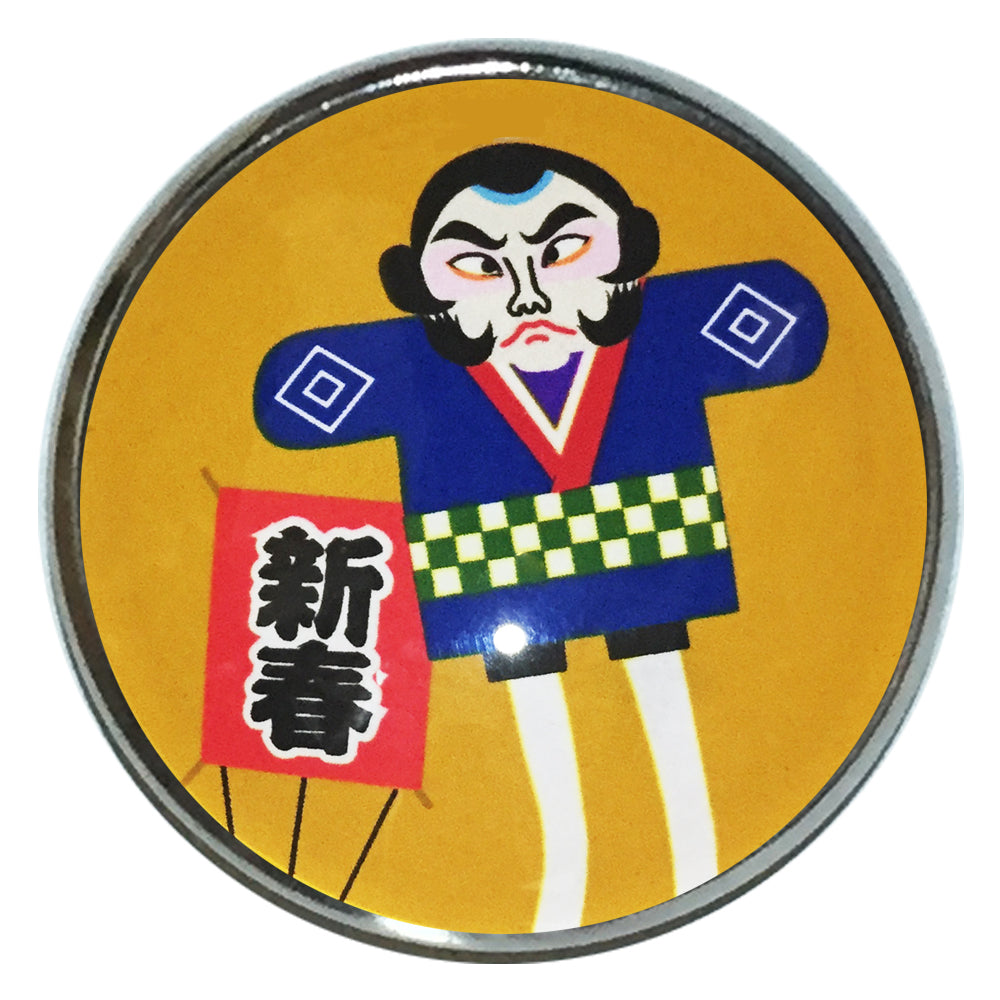 ピンバッジ 正月