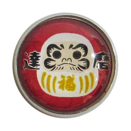 ピンバッジ 縁起物 達磨 七転八起 ピンバッジ ダルマ ピンブローチ ピンバッジ達磨 七転八起