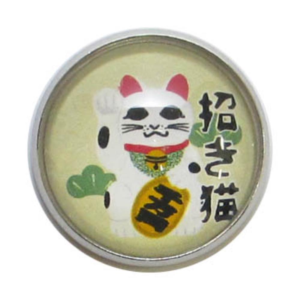 ピンバッジ 縁起物 招き猫 ピンバッジ まねきねこ ピンブローチ ピンバッジ招き猫