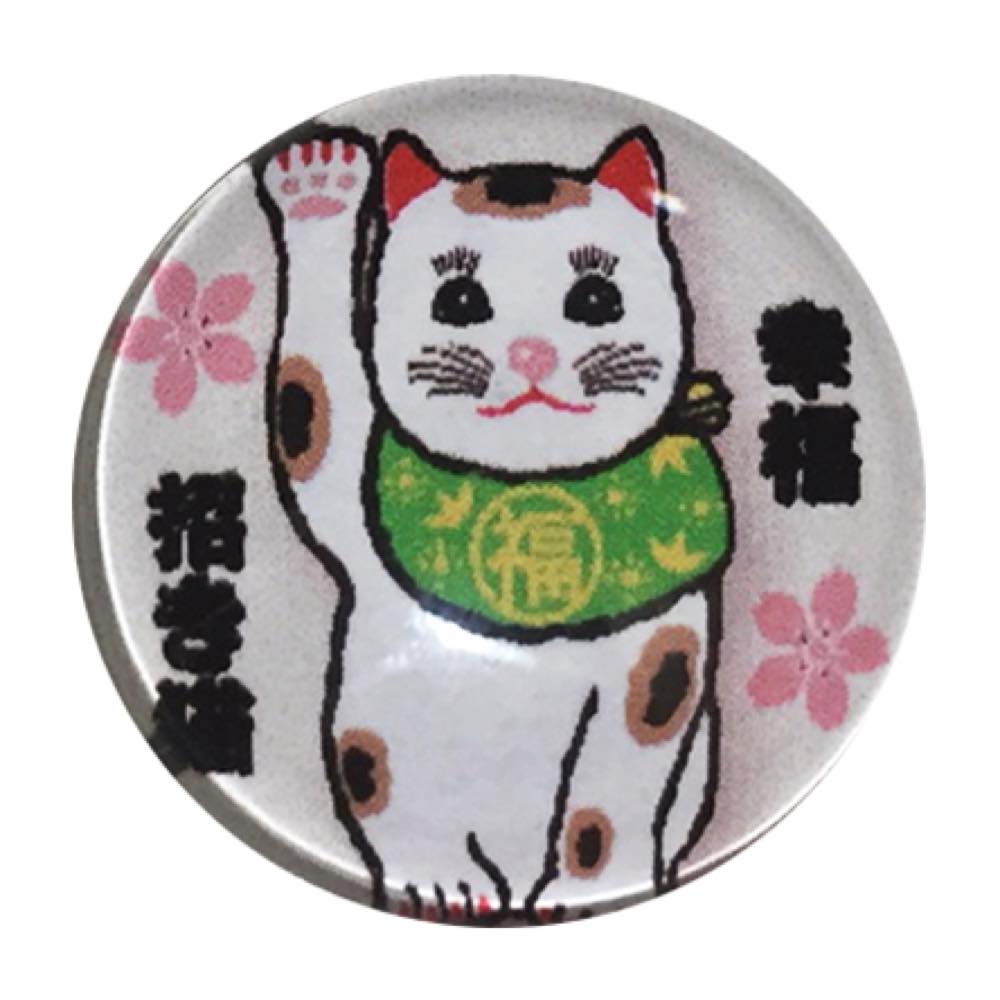 ピンバッジ 縁起物 招き猫 ピンバッジ まねきねこ ピンブローチ ピンバッジ招き猫