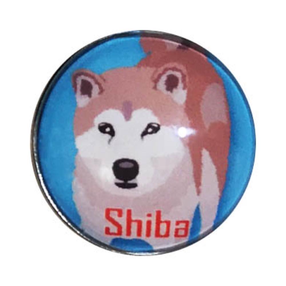 ピンバッチ 子犬