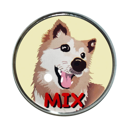 ピンバッチ 子犬