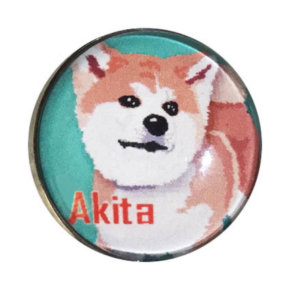 ピンバッチ 子犬