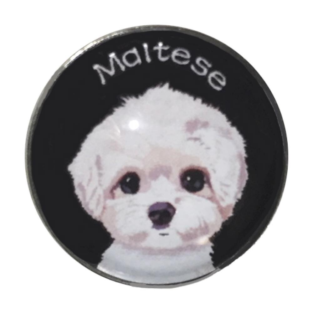 ピンバッチ 子犬