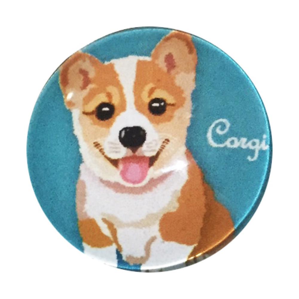 ピンバッチ 子犬