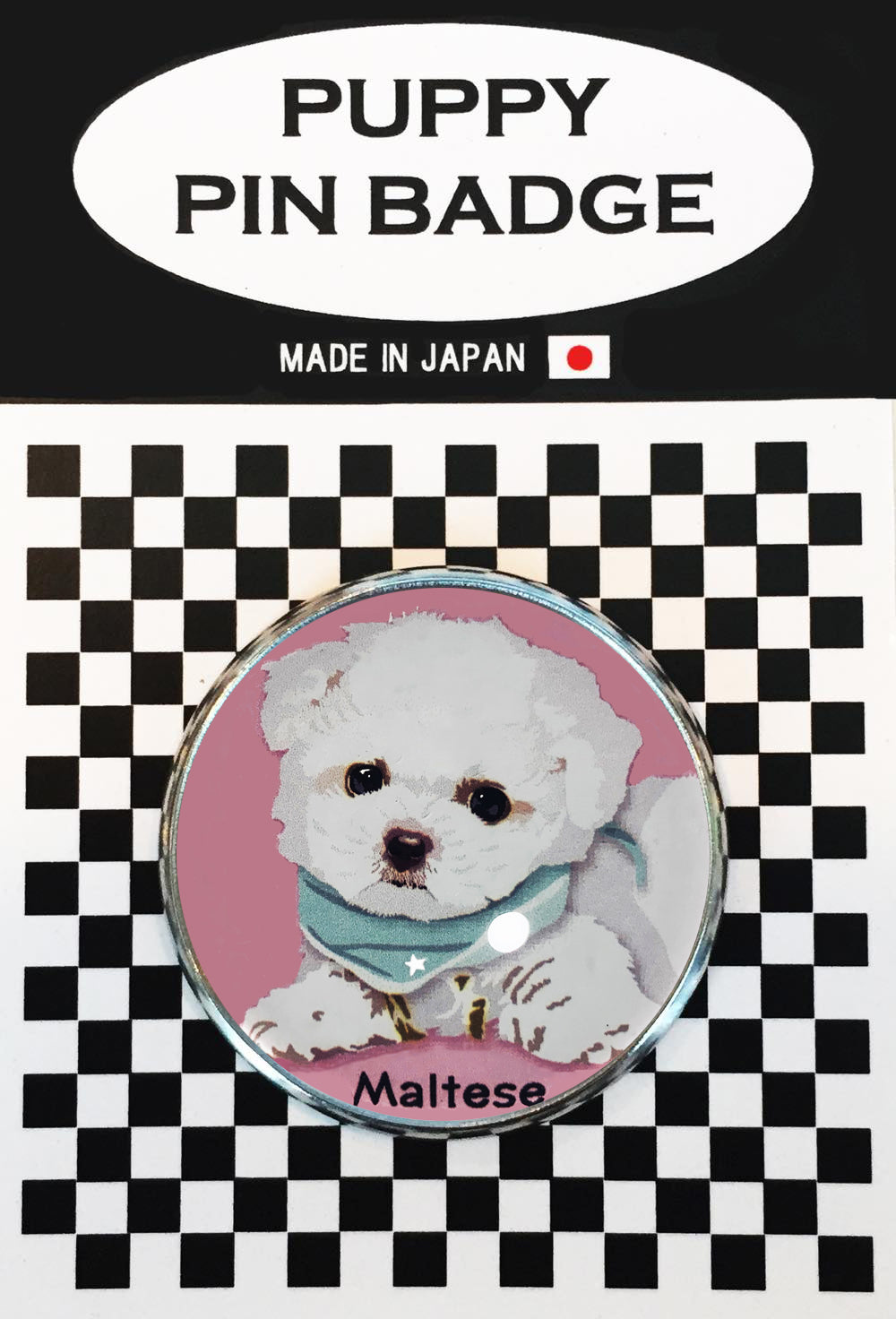 le Bonbon(ル ボンボン) ピンバッジ 犬 マルチーズ PK ピンバッチブローチ 犬 ピンバッジ 犬 ブローチ 犬