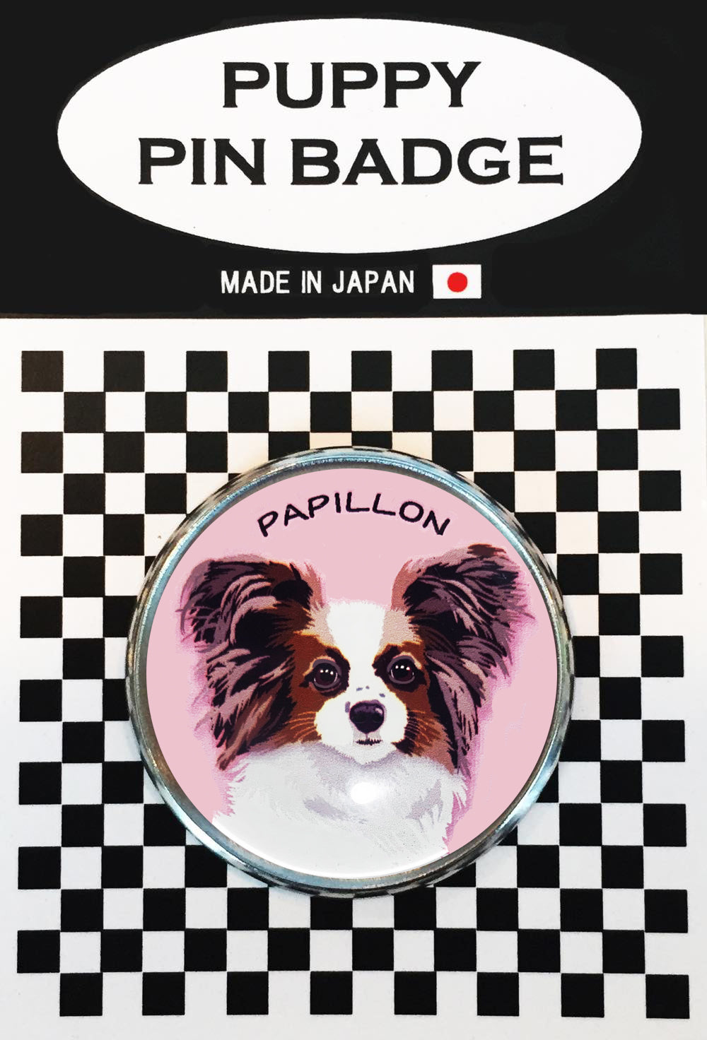 le Bonbon(ル ボンボン) ピンバッジ 犬 パピヨン PK ピンバッチブローチ 犬 ピンバッジ 犬 ブローチ 犬