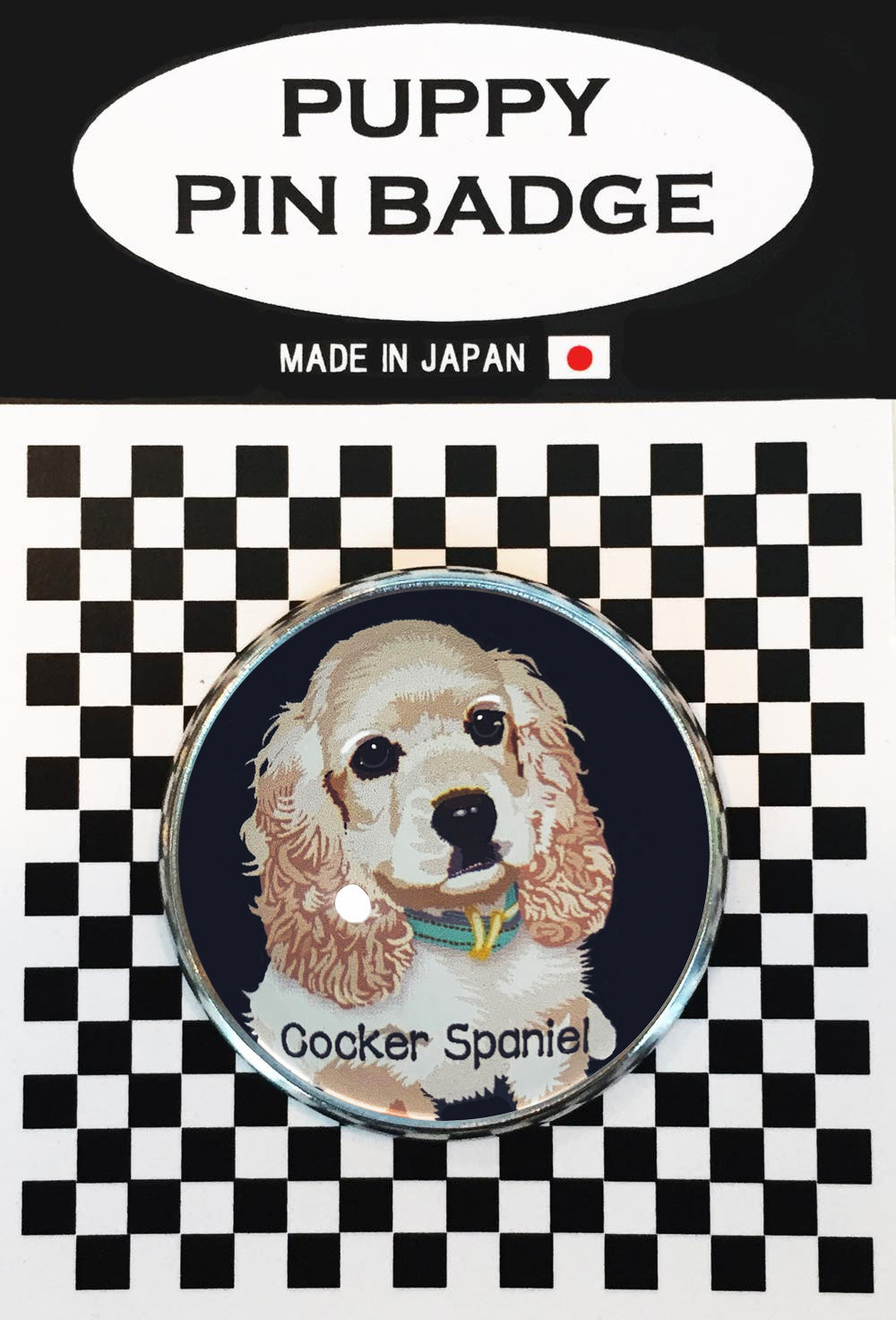 le Bonbon(ル ボンボン) ピンバッジ 犬 コッカスパニエル BK ピンバッチブローチ 犬 ピンバッジ 犬 ブローチ 犬