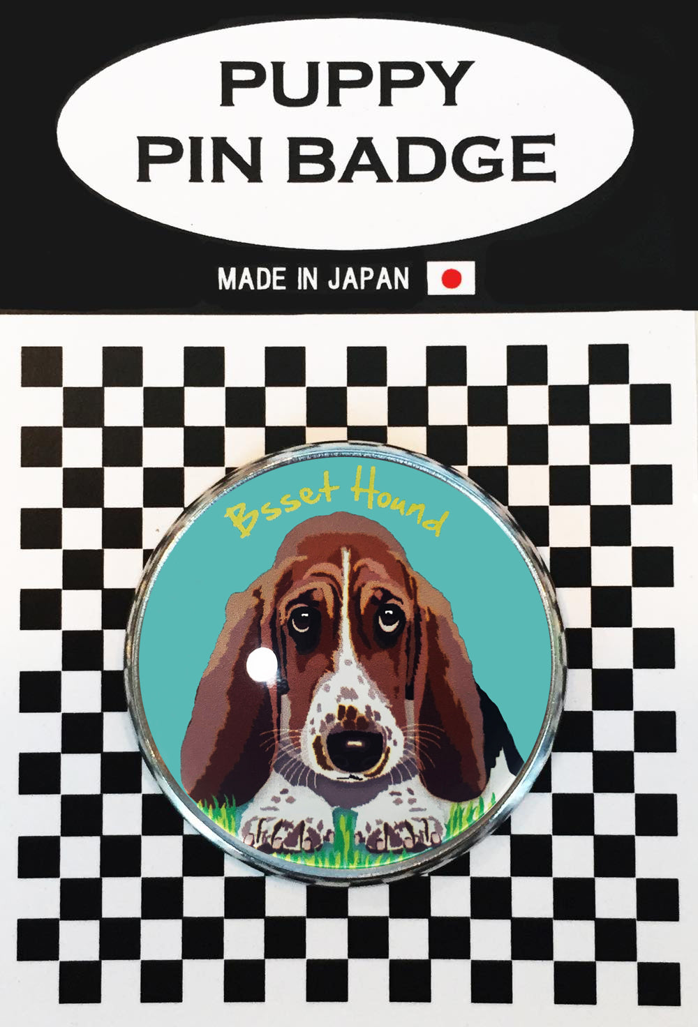le Bonbon(ル ボンボン) ピンバッジ 犬 バセットハウンド BLバッチブローチ 犬 ピンバッジ 犬 ブローチ 犬