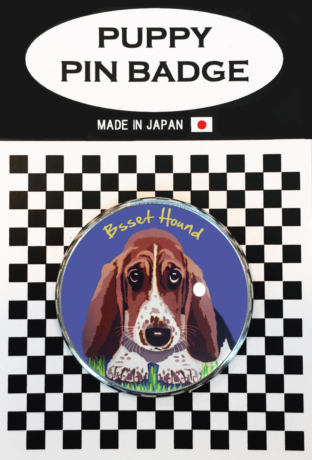 le Bonbon(ル ボンボン) ピンバッジ 犬 バセットハウンド PLバッチブローチ 犬 ピンバッジ 犬 ブローチ 犬