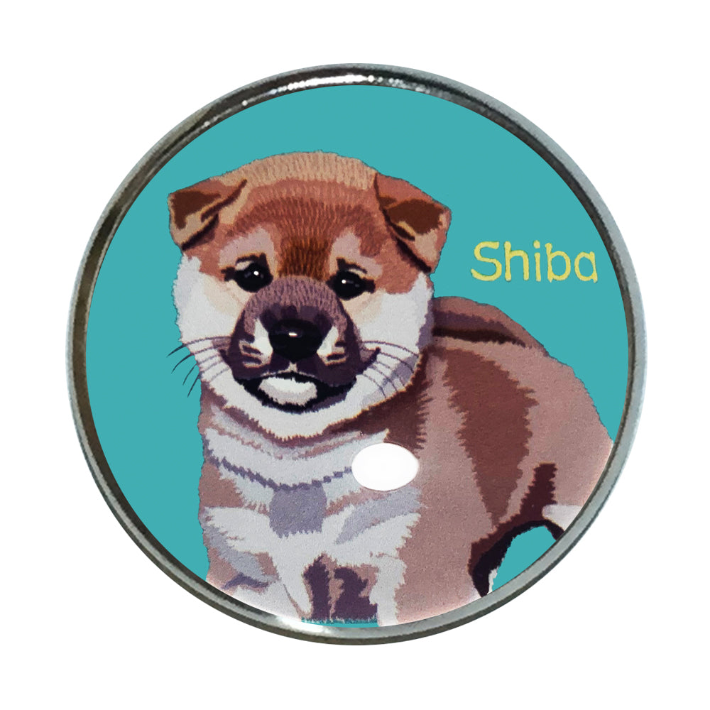 ピンバッチ 子犬