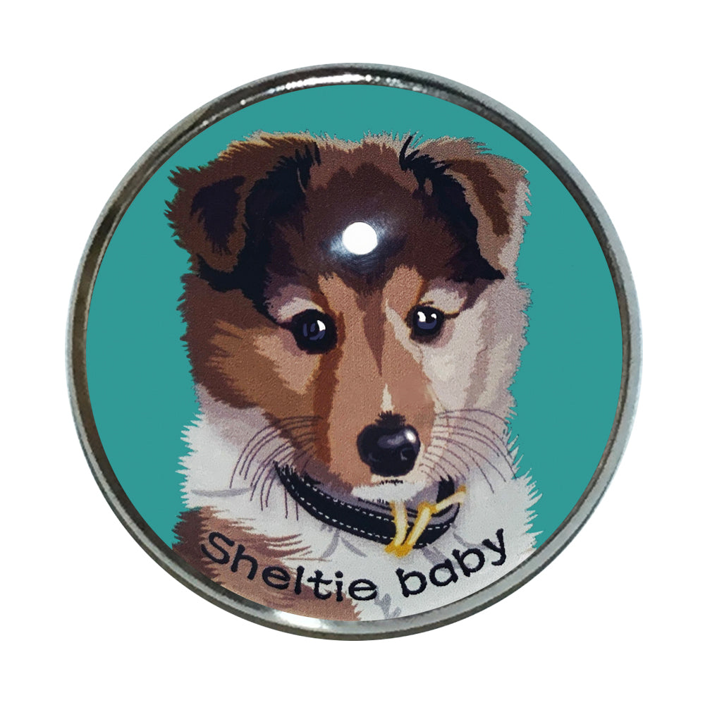 ピンバッチ 子犬