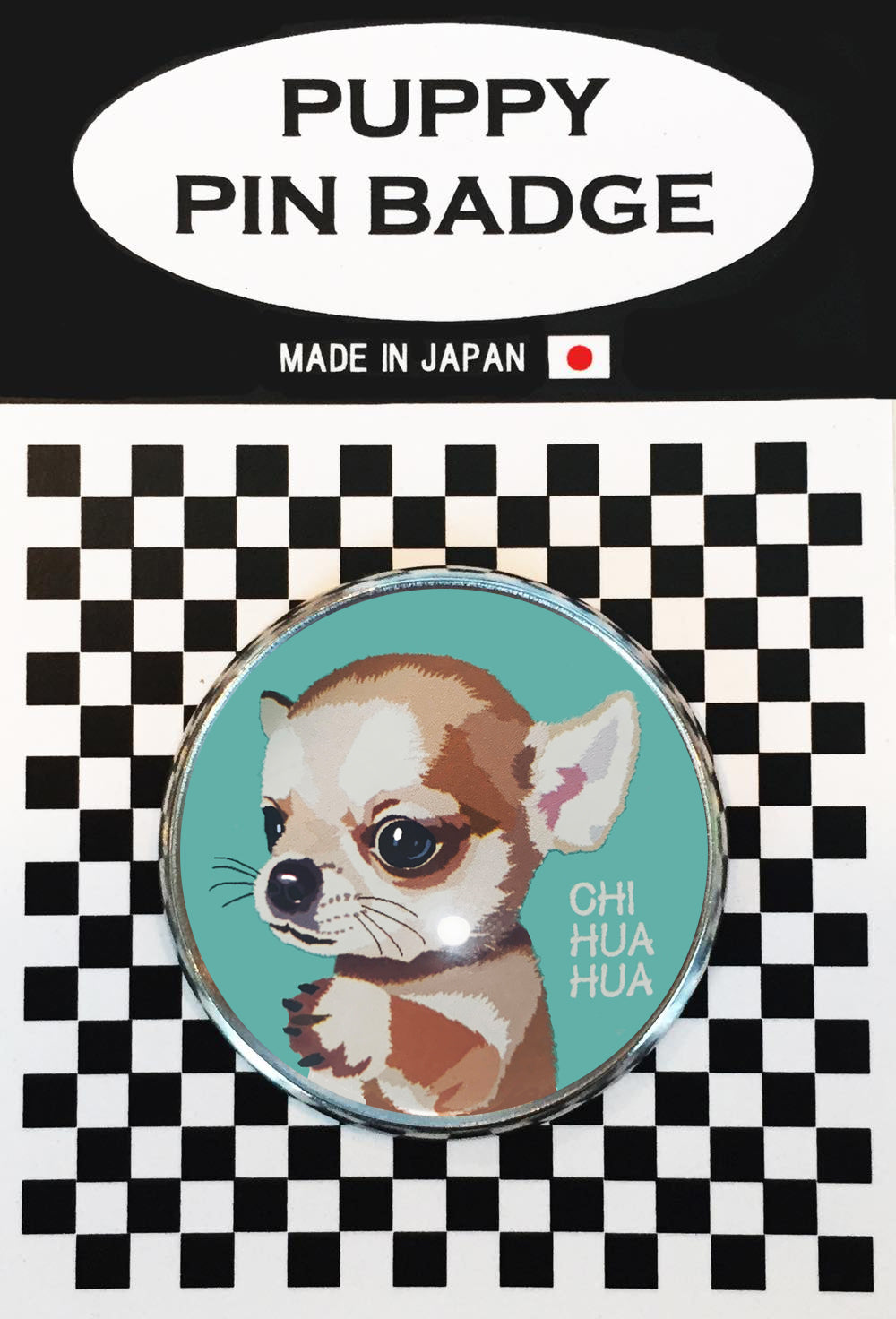 le Bonbon(ル ボンボン) ピンバッジ 犬 チワワ 3 BL バッチブローチ 犬 ピンバッジ 犬 ブローチ 犬