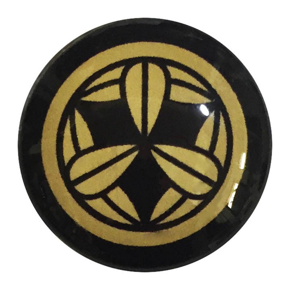 ネクタイピン タイピン 家紋 丸に九枚笹 竹中半兵衛