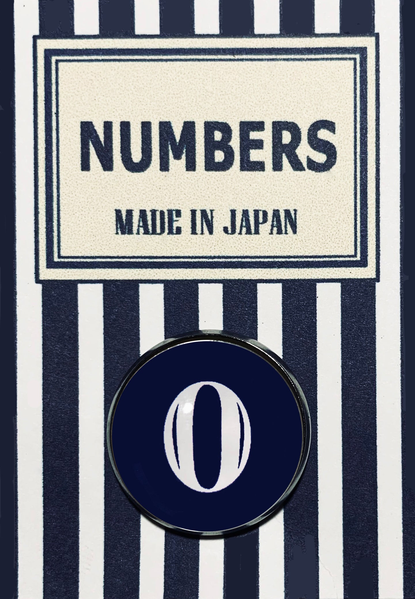 ピンバッジ 数字 7 番号 ナンバー ピンバッチ
