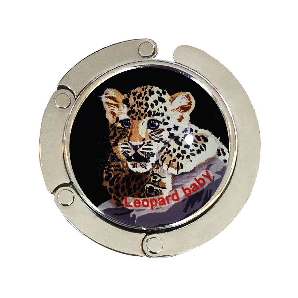 アニマル バッグハンガー レオパード B ベイビー バッグ掛け 動物