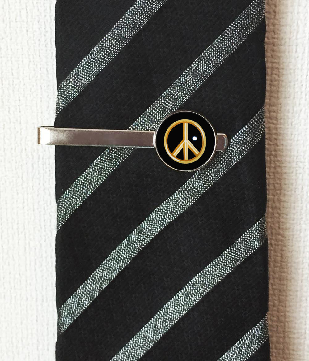 ネクタイピン ピースマーク Peace symbols 平和 タイピン