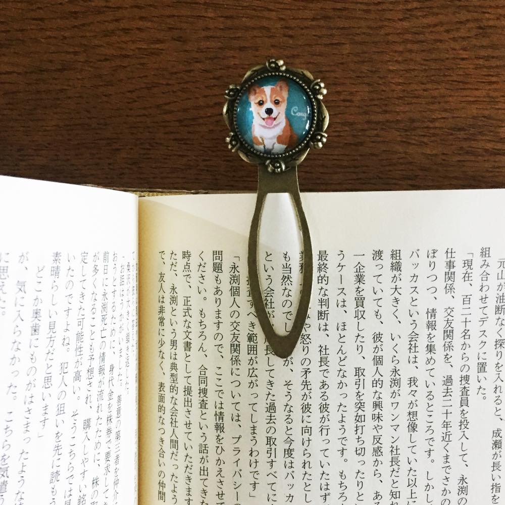 ピットブル ブックマーカー クリップ イヌ ブックマーク しおり 犬