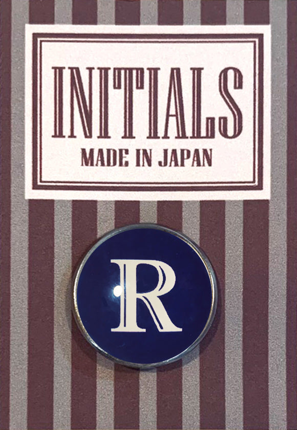 イニシャル N ピンバッジ イニシャル ピンバッチ アルファベット