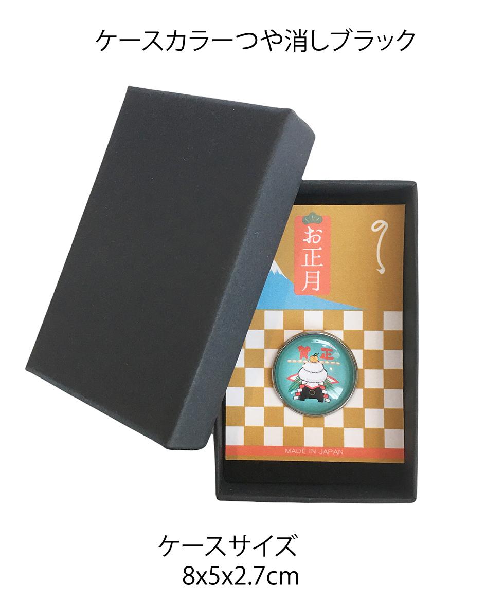 お正月 ピンバッジ しめ縄 しめ飾りA 新年 明けましておめでとう 賀正