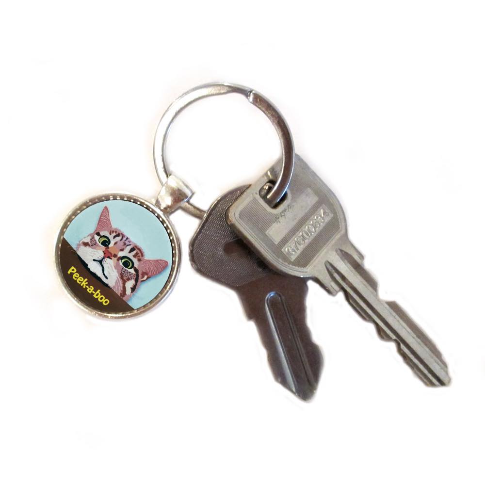 猫肉球 BL キーホルダー ねこ キーリング 猫