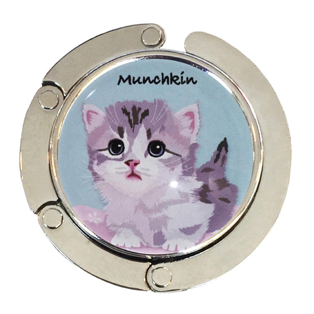 バッグハンガー マンチカン BLバッグフック バッグ掛け 猫 バッグハンガー