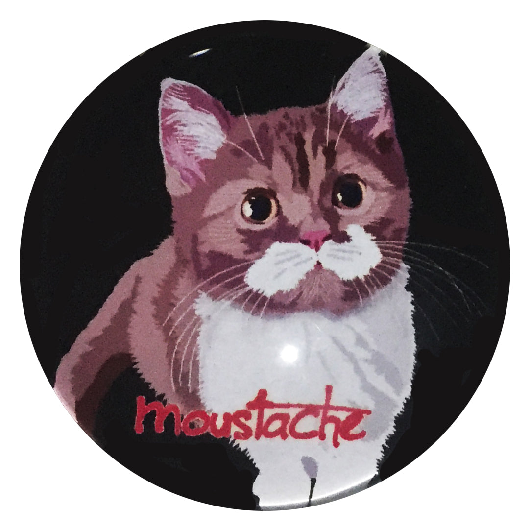 マグネット猫 Moustache2 猫マグネット 冷蔵庫 メモマグネット