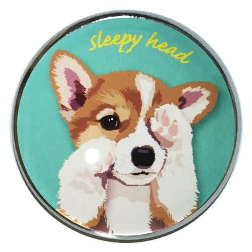 ピンバッチ 子犬