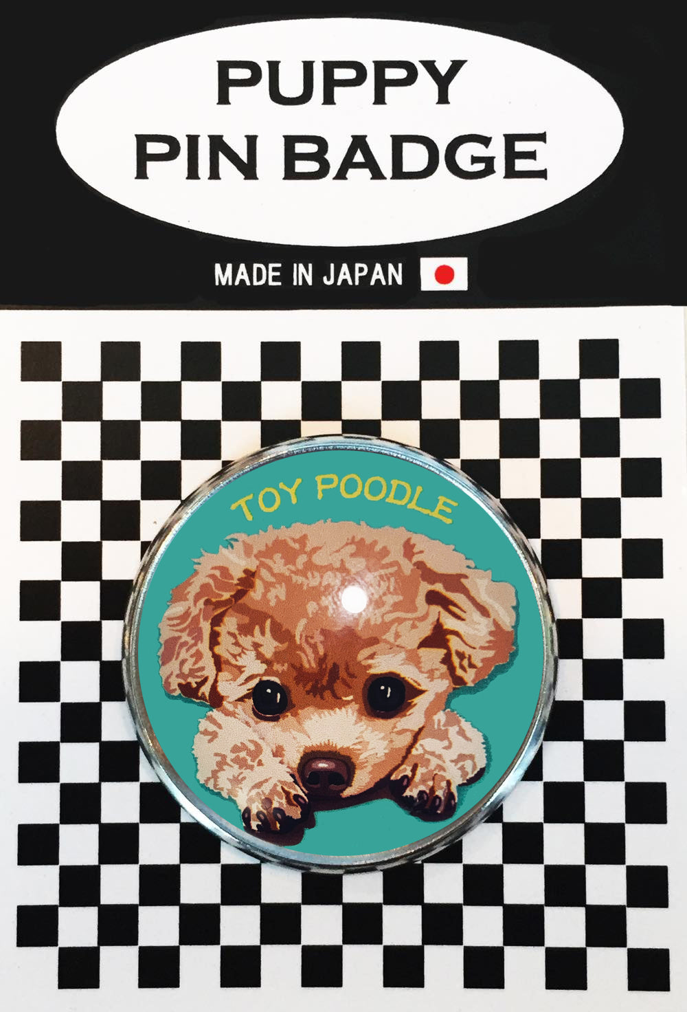 le Bonbon(ル ボンボン) ピンバッジ 犬 toy poodle BL ピンバッチブローチ 犬 ピンバッジ 犬 ブローチ 犬