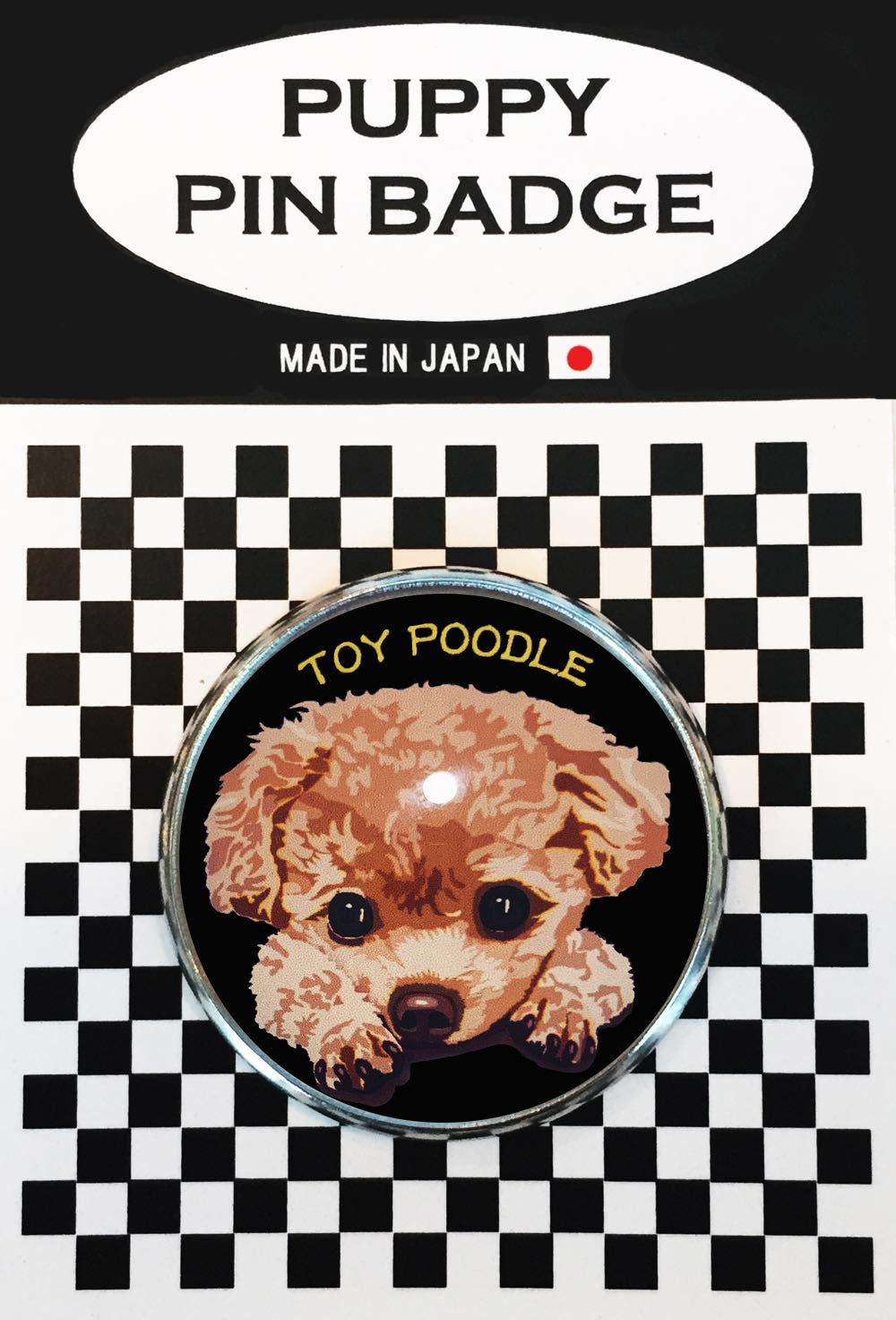 le Bonbon(ル ボンボン) ピンバッジ 犬 toy poodle BK ピンバッチブローチ 犬 ピンバッジ 犬 ブローチ 犬