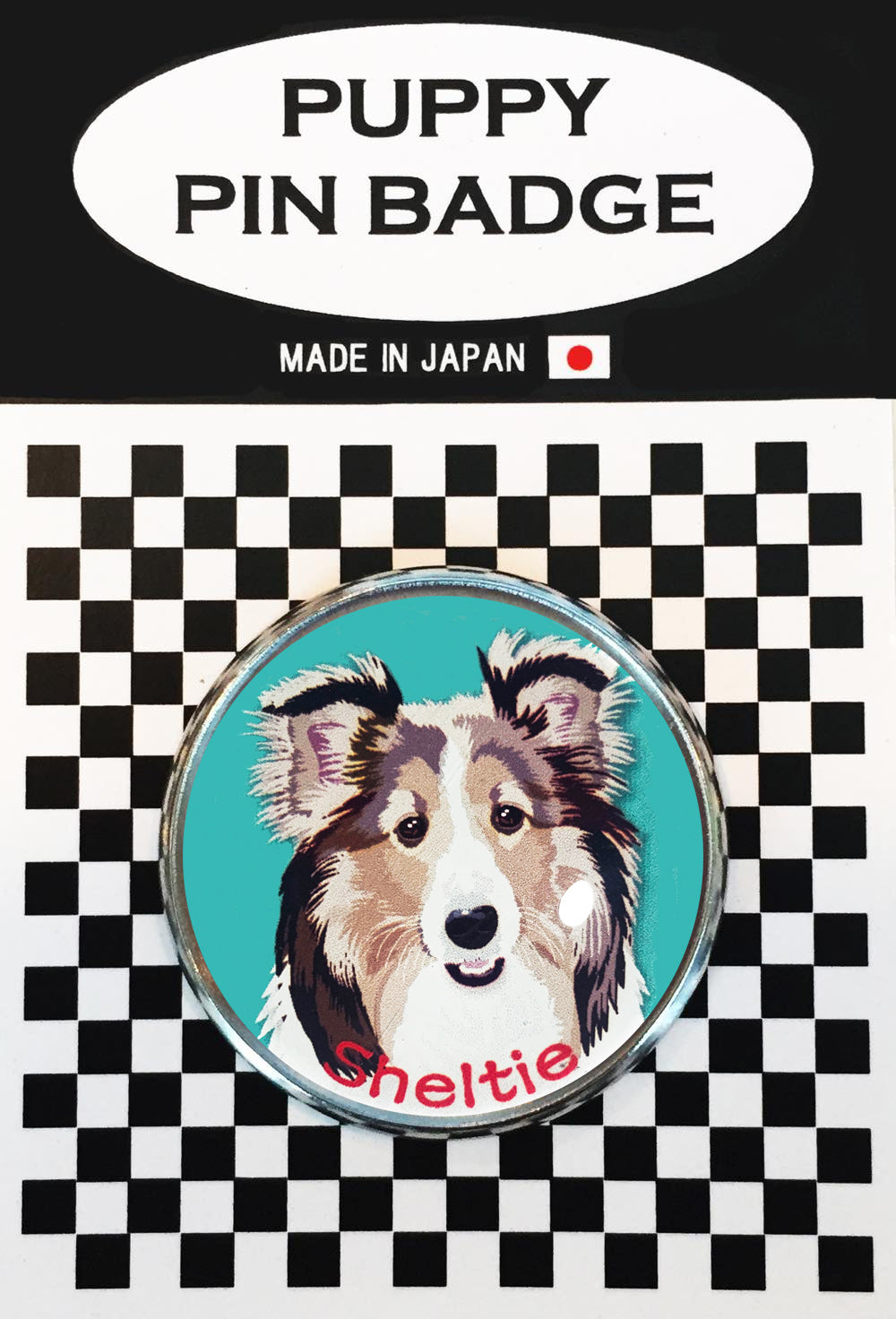 le Bonbon(ル ボンボン) ピンバッジ 犬 シェルティーブルー BL ピンバッチブローチ 犬 ピンバッジ 犬 ブローチ 犬
