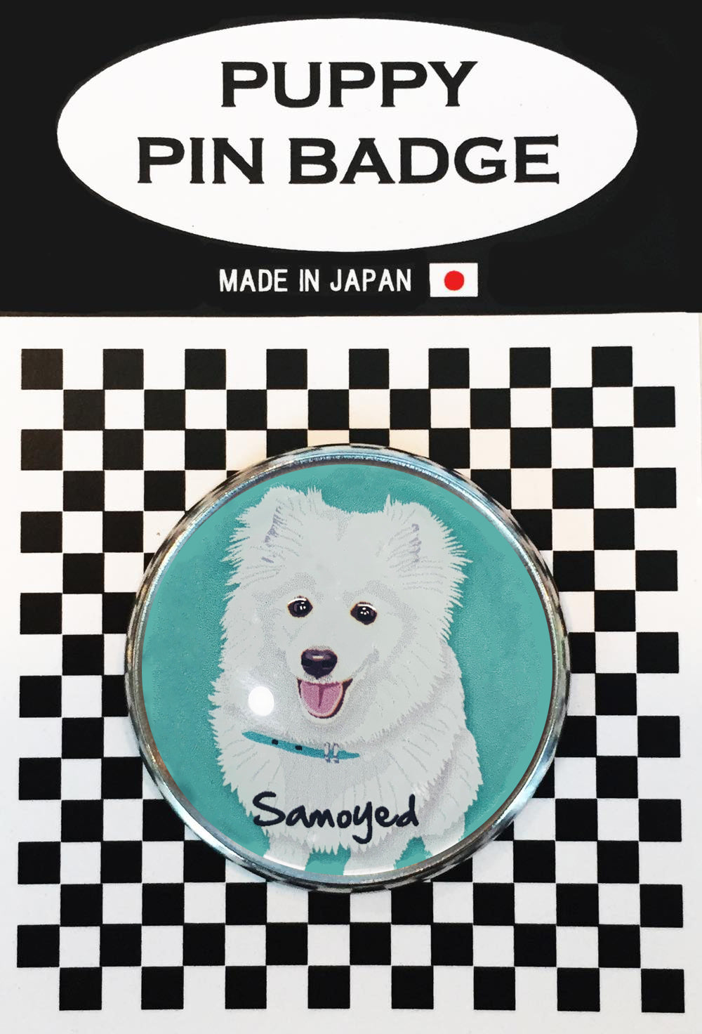 le Bonbon(ル ボンボン) ピンバッジ 犬 サモエドBL ピンバッチブローチ 犬 ピンバッジ 犬 ブローチ 犬