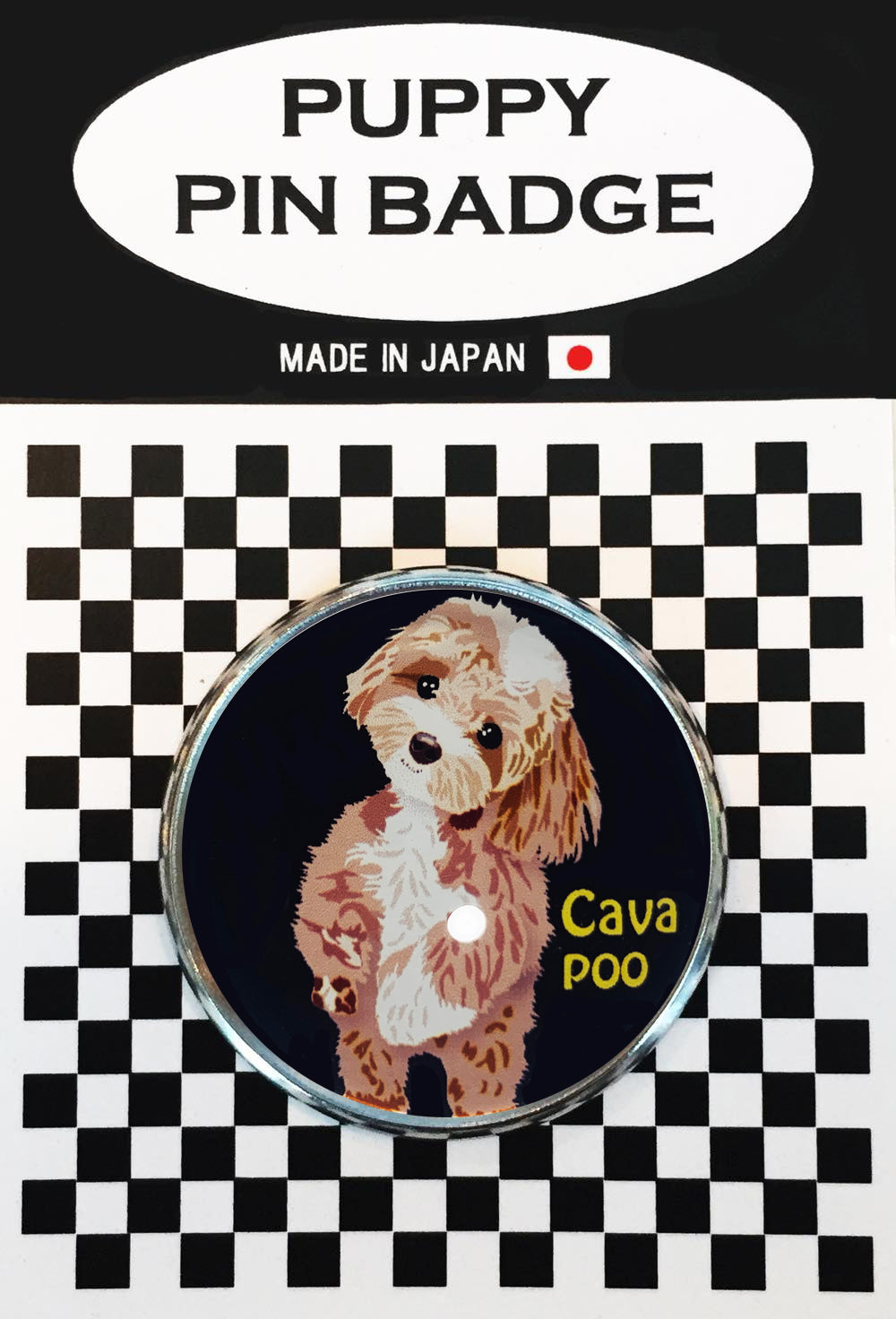 le Bonbon(ル ボンボン) ピンバッジ 犬 キャバプBK ピンバッチブローチ 犬 ピンバッジ 犬 ブローチ 犬