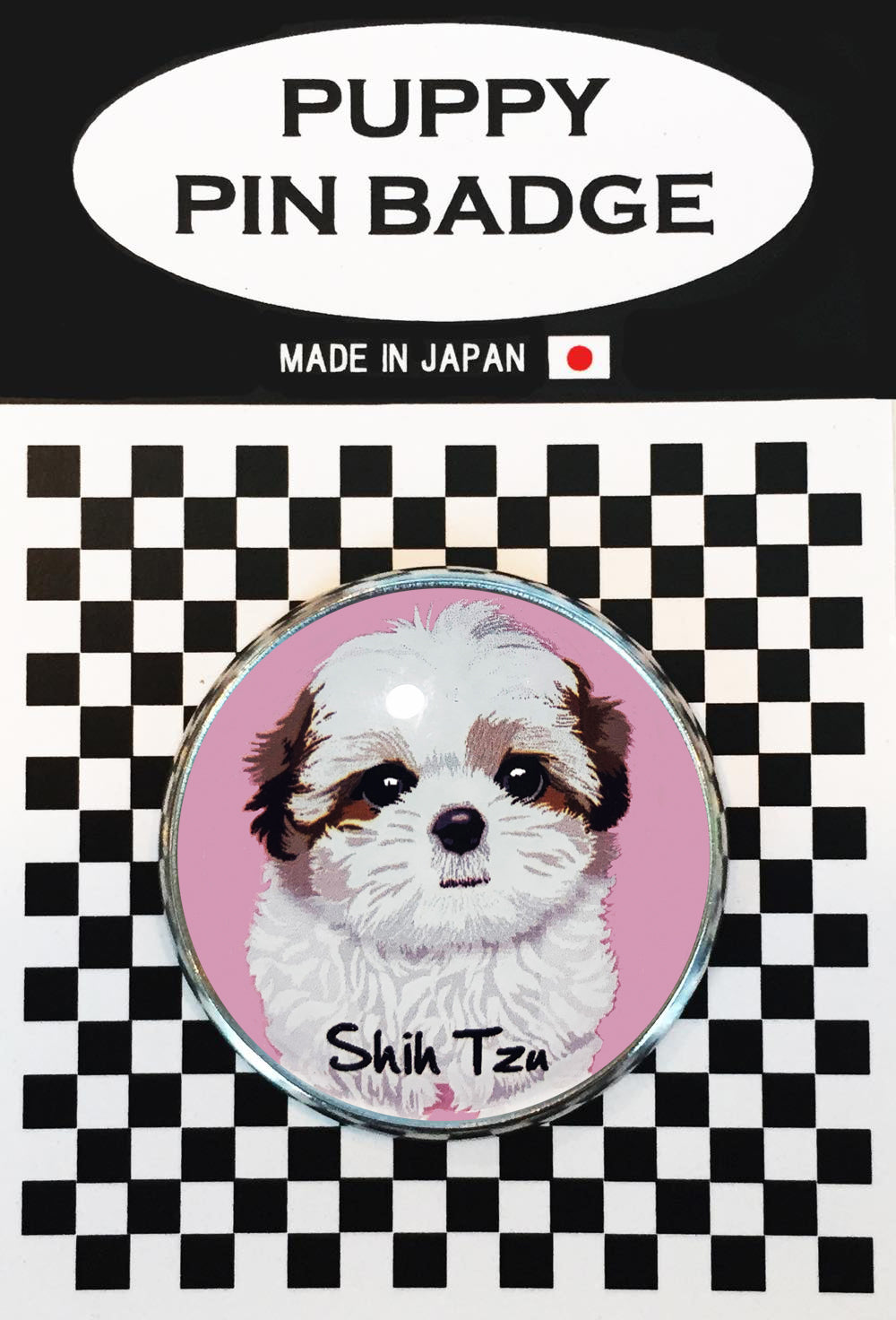 le Bonbon(ル ボンボン) ピンバッジ 犬 シーズ PK ピンバッチブローチ 犬 ピンバッジ 犬 ブローチ 犬